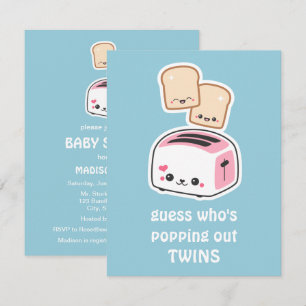 Curas de tostadas, invitaciones a duchas para bebé