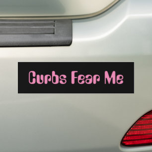 Curbs Fear Me Fear El Pegatina Del Parachoques Del