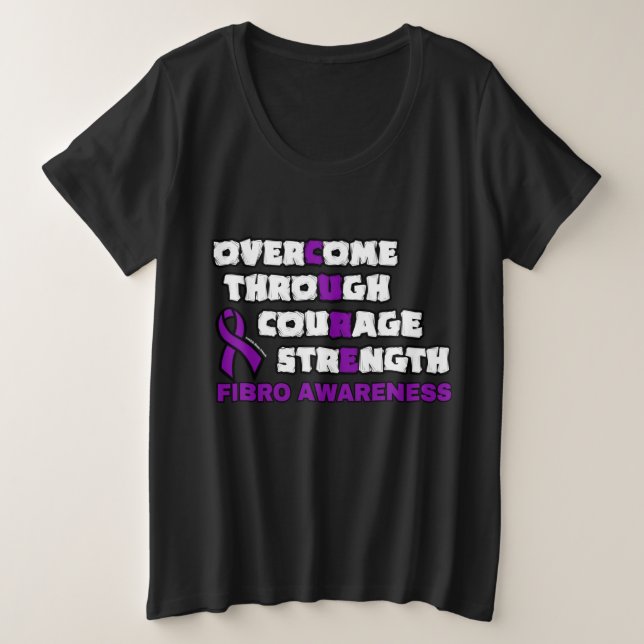 CURE...Fibro Plus T-Shirt (Anverso del diseño)