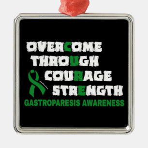 CURE...Gastroparesis Ornamento Metalizado
