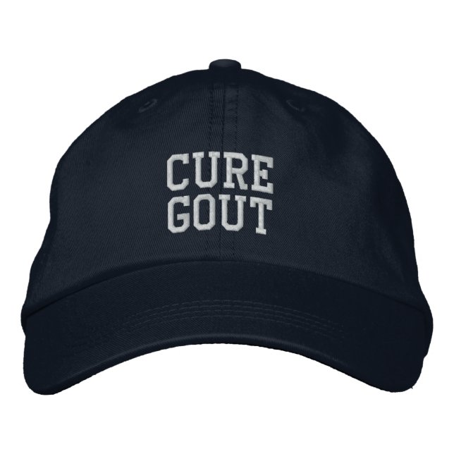 "Cure Gout" - Gorra bordado (Anverso)
