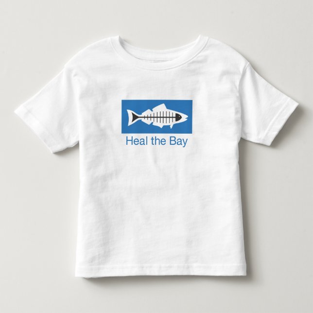Cure la camiseta básica del logotipo de la bahía (Anverso)