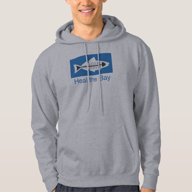 Cure la sudadera con capucha de la bahía (para (Anverso)