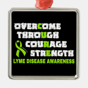 CURE...Lyme Ornamento Metalizado
