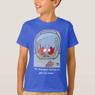 Curiosa camiseta de Fish Story Boy