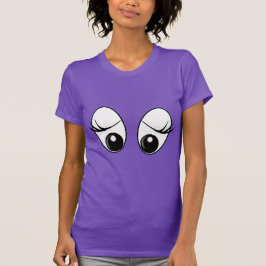 Curiosa Camiseta De Ojos - Gracioso