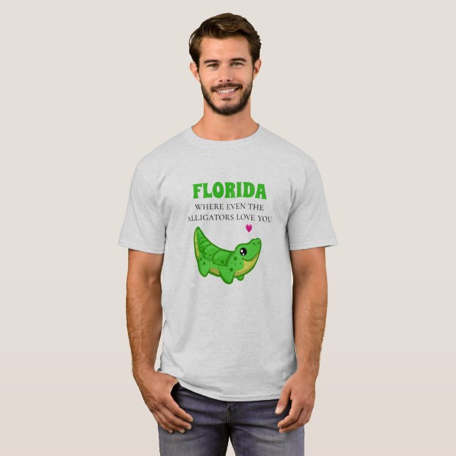 Curiosa camiseta del coligador de Florida (Anverso completo)