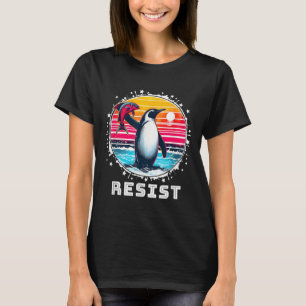 Curiosa camiseta resistente a los pingüinos en pro