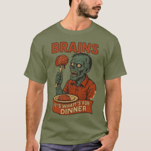 Curiosa camiseta Zombie Halloween