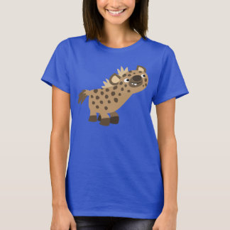 Curiosa Personalizado hiena mujeres camiseta