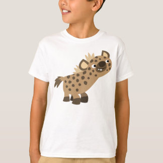 Curiosa Personalizado hiena niños camiseta