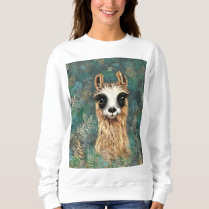 Curiosa sudadera con Llama Curiosa