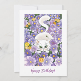 Curiosa tarjeta de felicitaciones por cumpleaños a