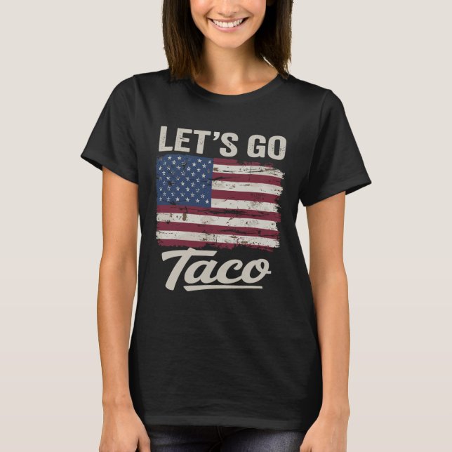 Curiosa vamos a hacer camiseta de tacos vamos a la (Anverso)