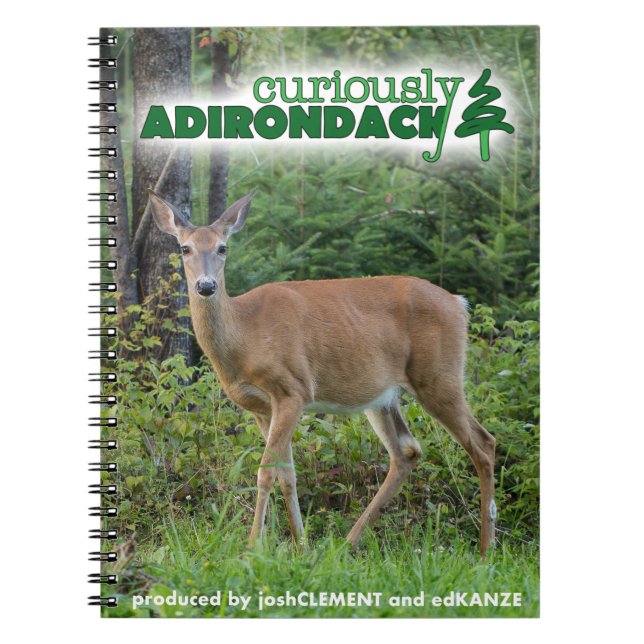 Curiosamente cuaderno de Adirondack (ciervos) (Frente)