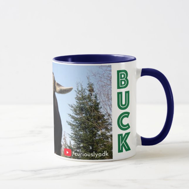 Curiosamente taza de la cabra de Adirondack (Derecha)