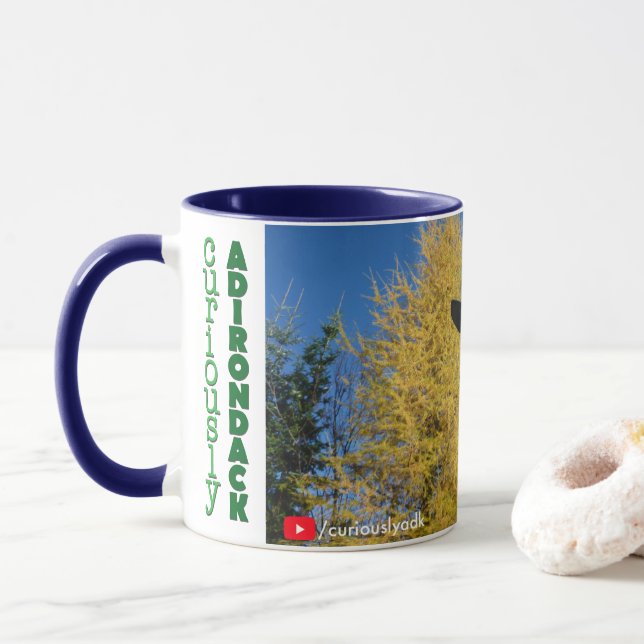 Curiosamente taza de la cabra de Adirondack (KIKO) (Con donut)