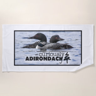 Curiosamente toalla de playa de Adirondack