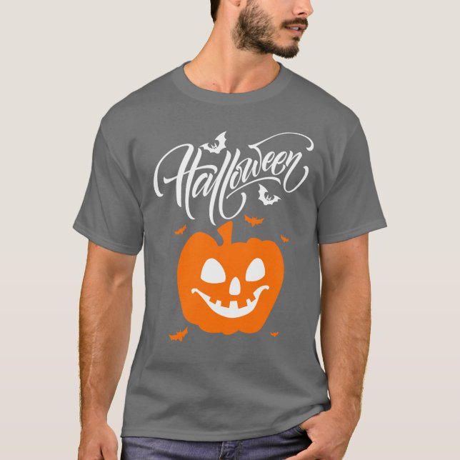 Curiosas camisetas de Halloween para hombres (Anverso)