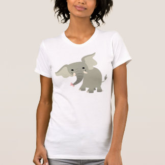 Curiosas Personalizados elefantes camisetas