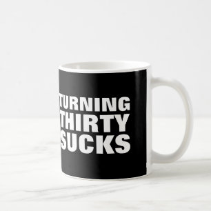 Curiosas tazas de café de cumpleaños número 30 (30