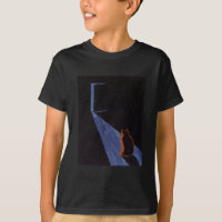 "Curiosidad. ... " camiseta de los niños de arte