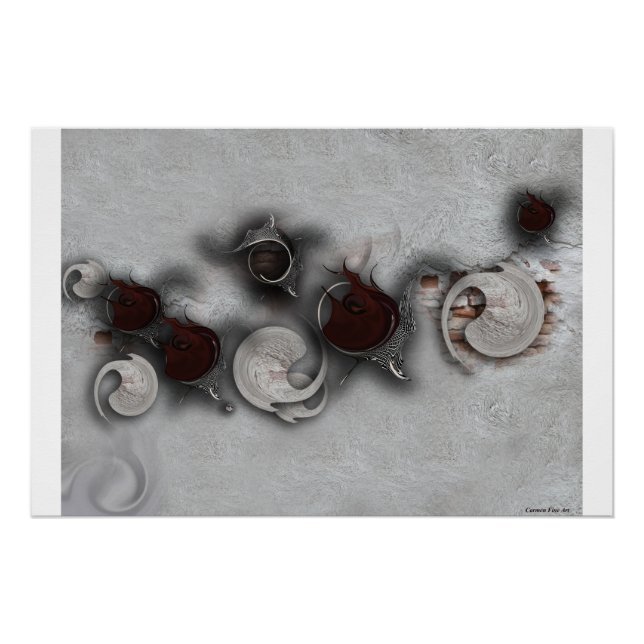 "Curiosidad de pasión", brillante Poster (Anverso)