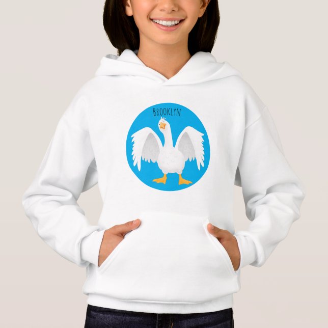 Curioso ilustracion de personalizado ganso domésti (Anverso)