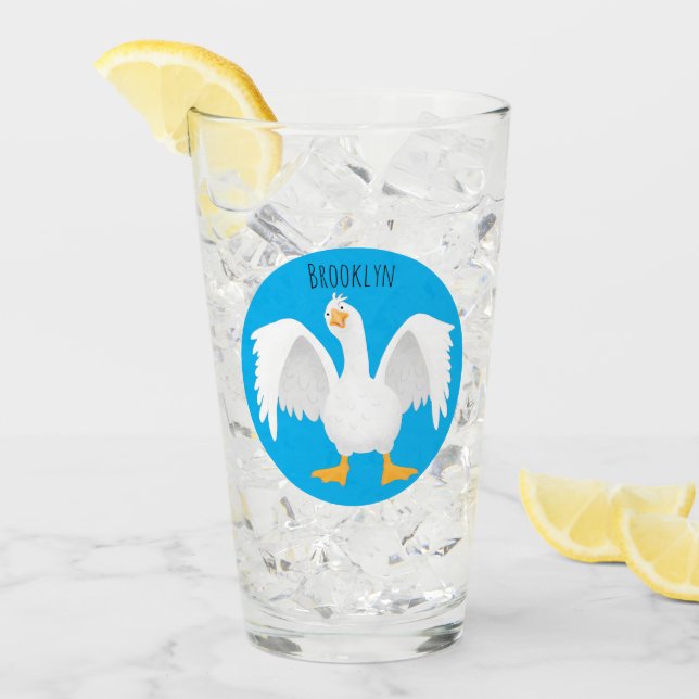 Curioso ilustracion de personalizado ganso domésti (Anverso (hielo))