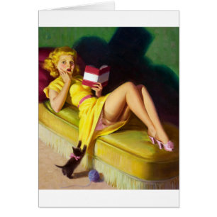 Curioso Kitten Pin Up