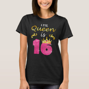 Curioso regalo de camiseta de cumpleaños número 16