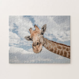 Curioso rompecabezas de Giraffe Jigsaw