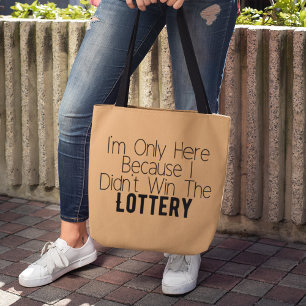 Curioso sarcástico no ganó la bolsa de la lotería