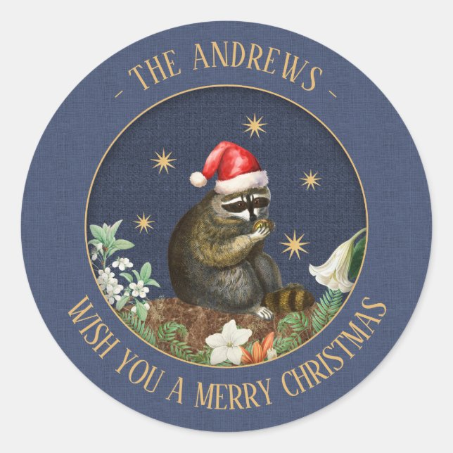 Curiosos Pegatinas de regalo de Personalizable de  (Anverso)