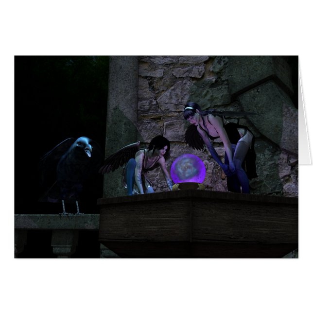 Curious Crow Faeries (Anverso (Horizontal))