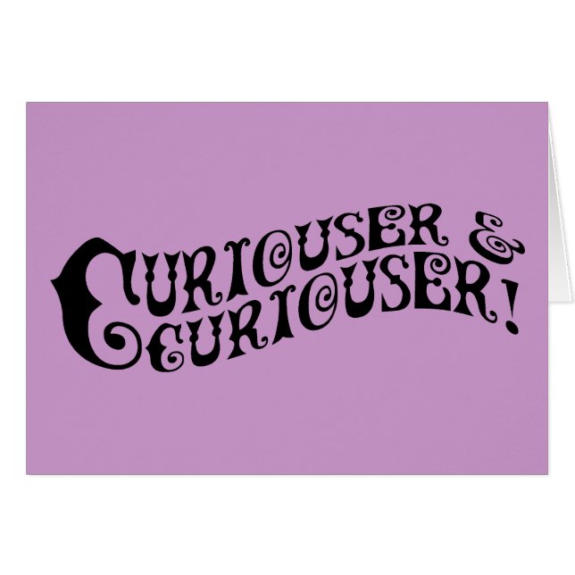 Curiouser y Curiouser (Anverso (Horizontal))