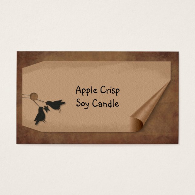 Curl Tag Crows Hang Tag (Frente)