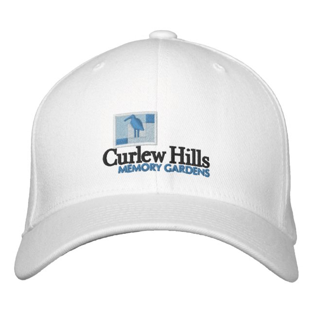 Curlew Hills Flexfit Embroidered Gorra blanco (Anverso)