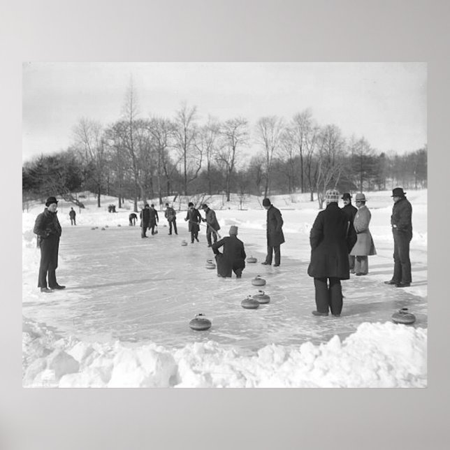 Curling en impresión de Central Park NYC (Frente)
