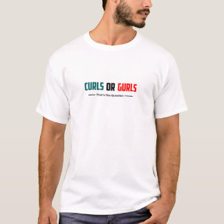 Curls Or Gurls - Camiseta Divertida de Gimnasio