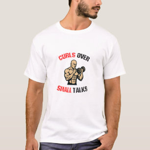 Curls Sobre Charlas Intrascendentes - Camiseta Div