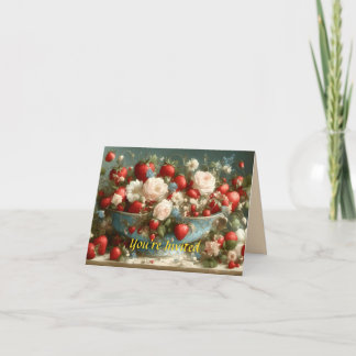 Curly Locks Rhyme Party Invitación