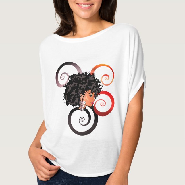 CURLZ Camiseta "LIZA" (Anverso)