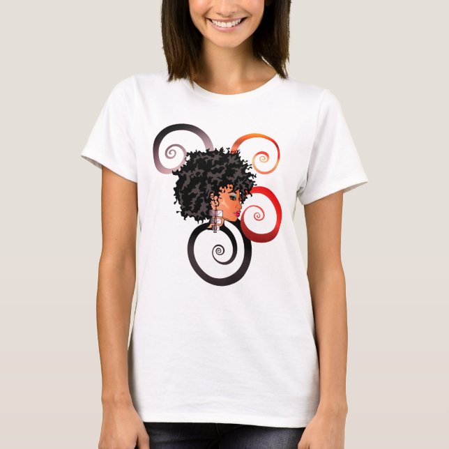 CURLZ Camiseta "LIZA" (Anverso)