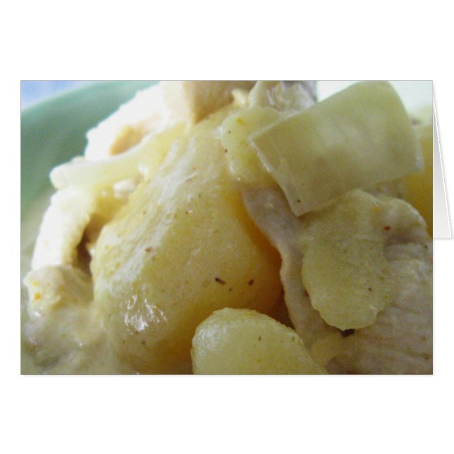 Curry amarillo tailandés [แ ก ง ก ห รี่] Comida ca (Anverso (Horizontal))