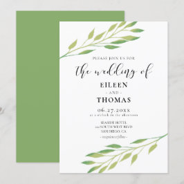 Curso de agua verde deja invitación a boda