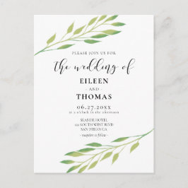 Curso de agua verde deja invitación a boda