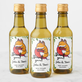 Curte Fox Gracias Baby Shower Mini