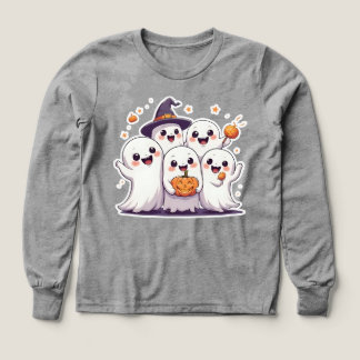 Curte Kawaii Ghosts Halloween Sweatshirt - Spooky