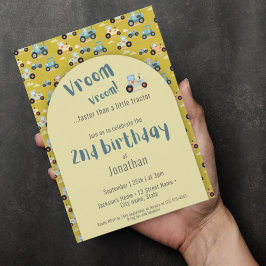 Curte Tractor Agricultores Invitación de 2º cumple